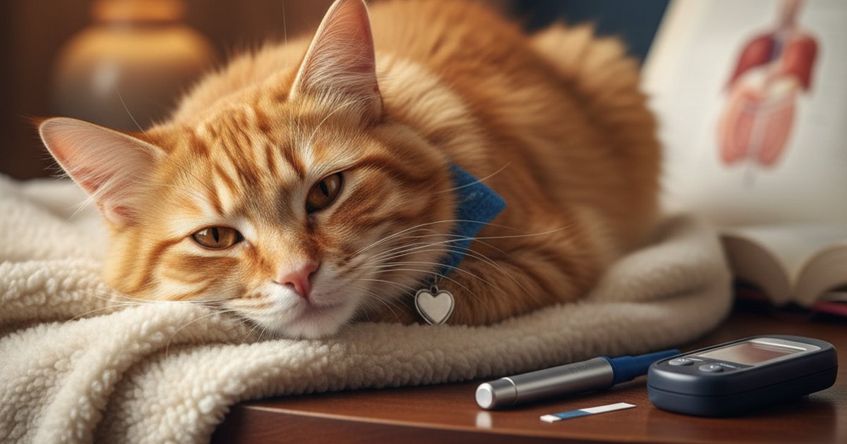 A veterinary assistant checking a dog's blood sugar levels