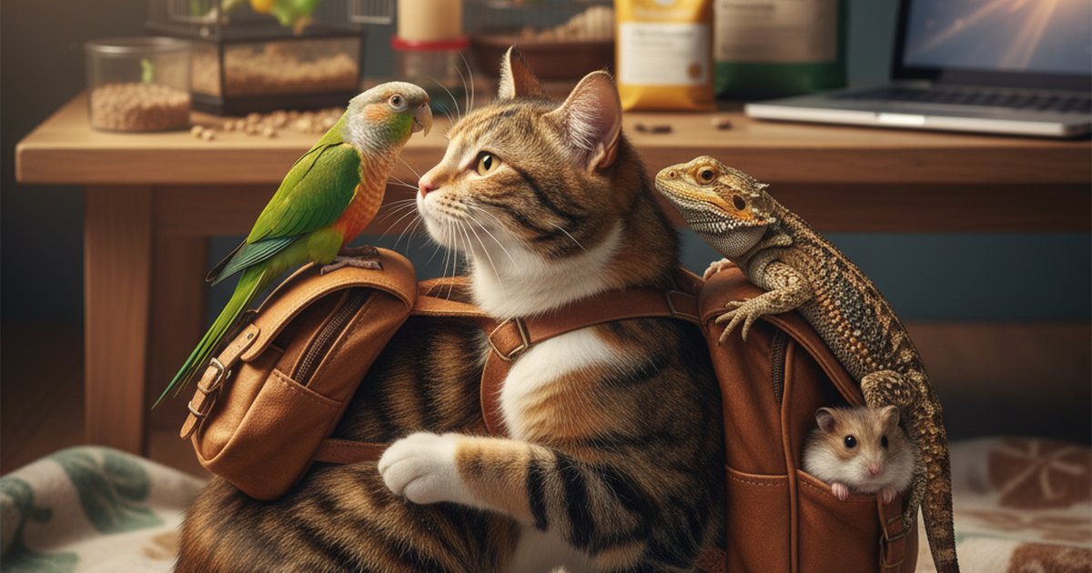 A veterinarian examining a green iguana on a stainless steel table