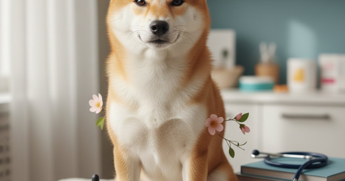 A beautiful Shiba Inu scratching its ear, a common sign of allergies