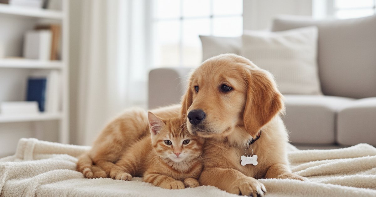 A happy golden retriever looking at the camera, symbolizing a pet protected by Trupanion insurance.