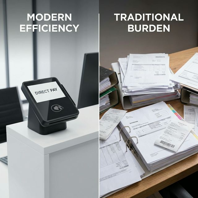 Direct Pay terminal vs Paperwork