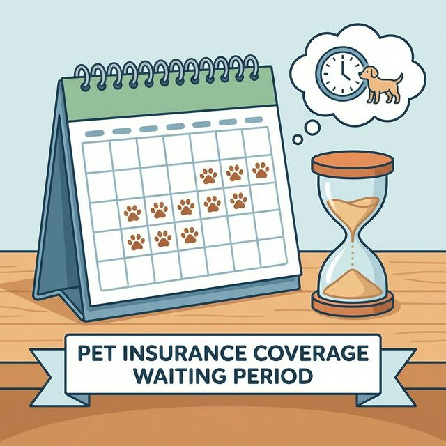 Calendar showing insurance waiting periods